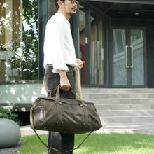 โหลดรูปภาพลงในเครื่องมือใช้ดูของ Gallery กระเป๋าหนังผู้ชาย/กระเป๋าหนังเดินทาง สีน้ำตาล รุ่น B-CBR-8920