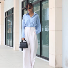 โหลดรูปภาพลงในเครื่องมือใช้ดูของ Gallery กระเป๋าหนังผู้หญิง /กระเป๋าหนังสะพายข้างผู้หญิง สีดำ รุ่น B-BK-8841 Chloe