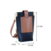 โหลดรูปภาพลงในเครื่องมือใช้ดูของ Gallery กระเป๋าหนังผู้หญิง /กระเป๋าหนังสะพายข้างผู้หญิง สีดำ รุ่น B-BK-8820 Lily