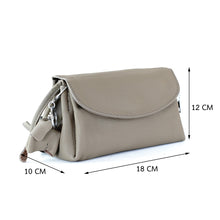 โหลดรูปภาพลงในเครื่องมือใช้ดูของ Gallery กระเป๋าหนังผู้หญิง /กระเป๋าหนังสะพายข้างผู้หญิง สีเบจ รุ่น B-BEI-616 Mia