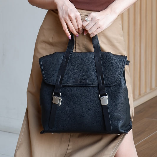 💼 กระเป๋าหนังผู้หญิง /กระเป๋าหนังสะพายข้างผู้หญิง รุ่น B-6811Harmony (ฮาร์โมนี)