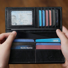 โหลดรูปภาพลงในเครื่องมือใช้ดูของ Gallery กระเป๋าสตางค์หนังแท้