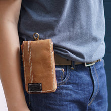 โหลดรูปภาพลงในเครื่องมือใช้ดูของ Gallery กระเป๋าหนังแท้ผู้ชาย/กระเป๋าโทรศัพท์หนังแท้ รุ่น B-LBR-1268