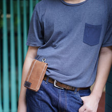 โหลดรูปภาพลงในเครื่องมือใช้ดูของ Gallery กระเป๋าหนังแท้ผู้ชาย/กระเป๋าโทรศัพท์หนังแท้ รุ่น B-LBR-1268