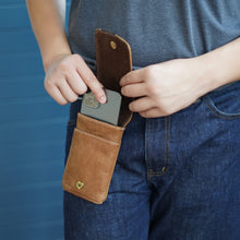 โหลดรูปภาพลงในเครื่องมือใช้ดูของ Gallery กระเป๋าหนังแท้ผู้ชาย/กระเป๋าโทรศัพท์หนังแท้ รุ่น B-LBR-1268