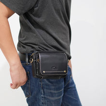 โหลดรูปภาพลงในเครื่องมือใช้ดูของ Gallery กระเป๋าสะพายข้างหนังแท้ รุ่น B-BK-1263-2