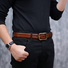 โหลดรูปภาพลงในเครื่องมือใช้ดูของ Gallery เข็มขัดหนังแท้