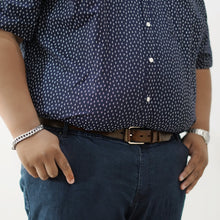 โหลดรูปภาพลงในเครื่องมือใช้ดูของ Gallery เข็มขัดหนังแท้ สำหรับผู้ชายตัวใหญ่ รุ่น BE-LBR-706L