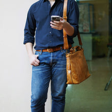 โหลดรูปภาพลงในเครื่องมือใช้ดูของ Gallery กระเป๋าโน๊ตบุ๊คหนัง/กระเป๋าเอกสารหนัง รุ่น Kennedy สินค้าขายดี