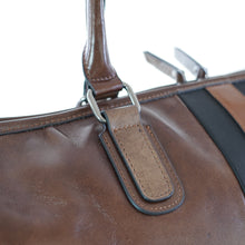 โหลดรูปภาพลงในเครื่องมือใช้ดูของ Gallery กระเป๋าหนังผู้ชาย /กระเป๋าหนังเดินทางผู้ชายน้ำตาล รุ่น B-CBR-8919