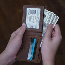 โหลดรูปภาพลงในเครื่องมือใช้ดูของ Gallery กระเป๋าสตางค์หนังแท้