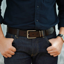 โหลดรูปภาพลงในเครื่องมือใช้ดูของ Gallery เข็มขัดหนังแท้