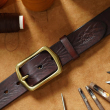 โหลดรูปภาพลงในเครื่องมือใช้ดูของ Gallery เข็มขัดหนังแท้