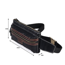 โหลดรูปภาพลงในเครื่องมือใช้ดูของ Gallery กระเป๋าหนังคาดเอวผู้ชาย