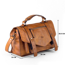 โหลดรูปภาพลงในเครื่องมือใช้ดูของ Gallery กระเป๋าหนังสะพายข้างผู้หญิง/กระเป๋าหนังแท้ผู้หญิง รุ่น Thatcher สินค้าขายดี