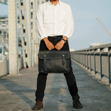 โหลดรูปภาพลงในเครื่องมือใช้ดูของ Gallery กระเป๋าเอกสารหนัง