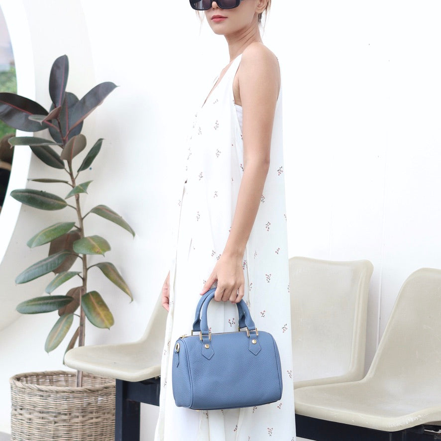 กระเป๋าหนังผู้หญิง /กระเป๋าหนังสะพายข้างผู้หญิง B-GRA-8182 (Juno)