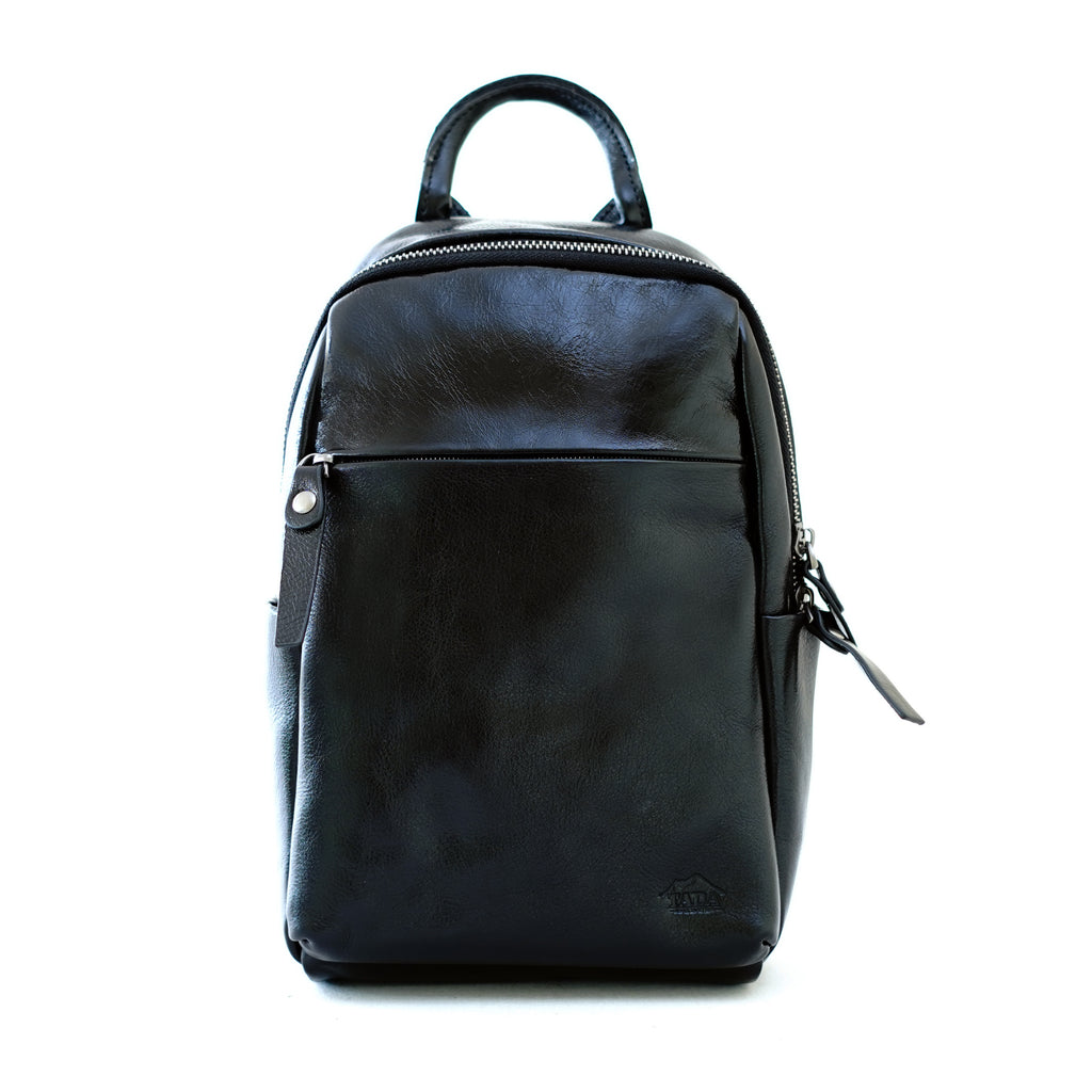 กระเป๋าหนังผู้ชาย /กระเป๋าหนังคาดอกผู้ชาย สีดำ รุ่น B-BK-2249