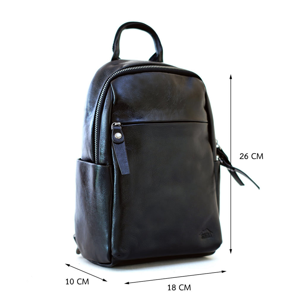 กระเป๋าหนังผู้ชาย /กระเป๋าหนังคาดอกผู้ชาย สีดำ รุ่น B-BK-2249