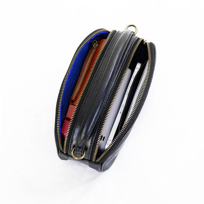 กระเป๋าหนังผู้หญิง /กระเป๋าหนังสะพายข้างผู้หญิง  รุ่น B-BK- 1027