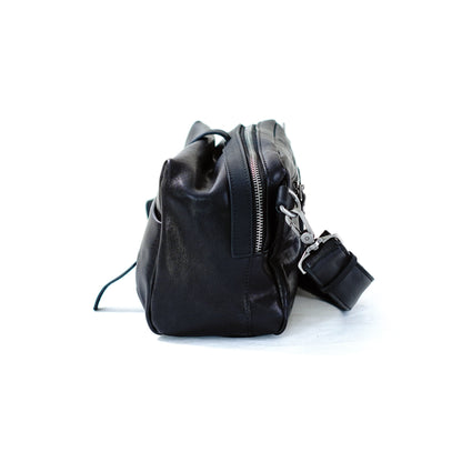กระเป๋าหนังผู้ชาย /กระเป๋าหนังสะพายข้าง/ สีน้ำตาล รุ่น B-8135