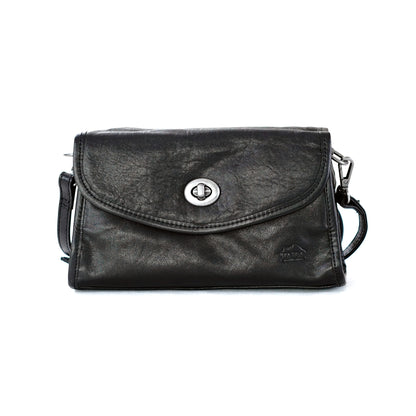 👜กระเป๋าหนังผู้หญิง /กระเป๋าหนังสะพายข้างผู้หญิง สีน้ำตาล รุ่น B-7377