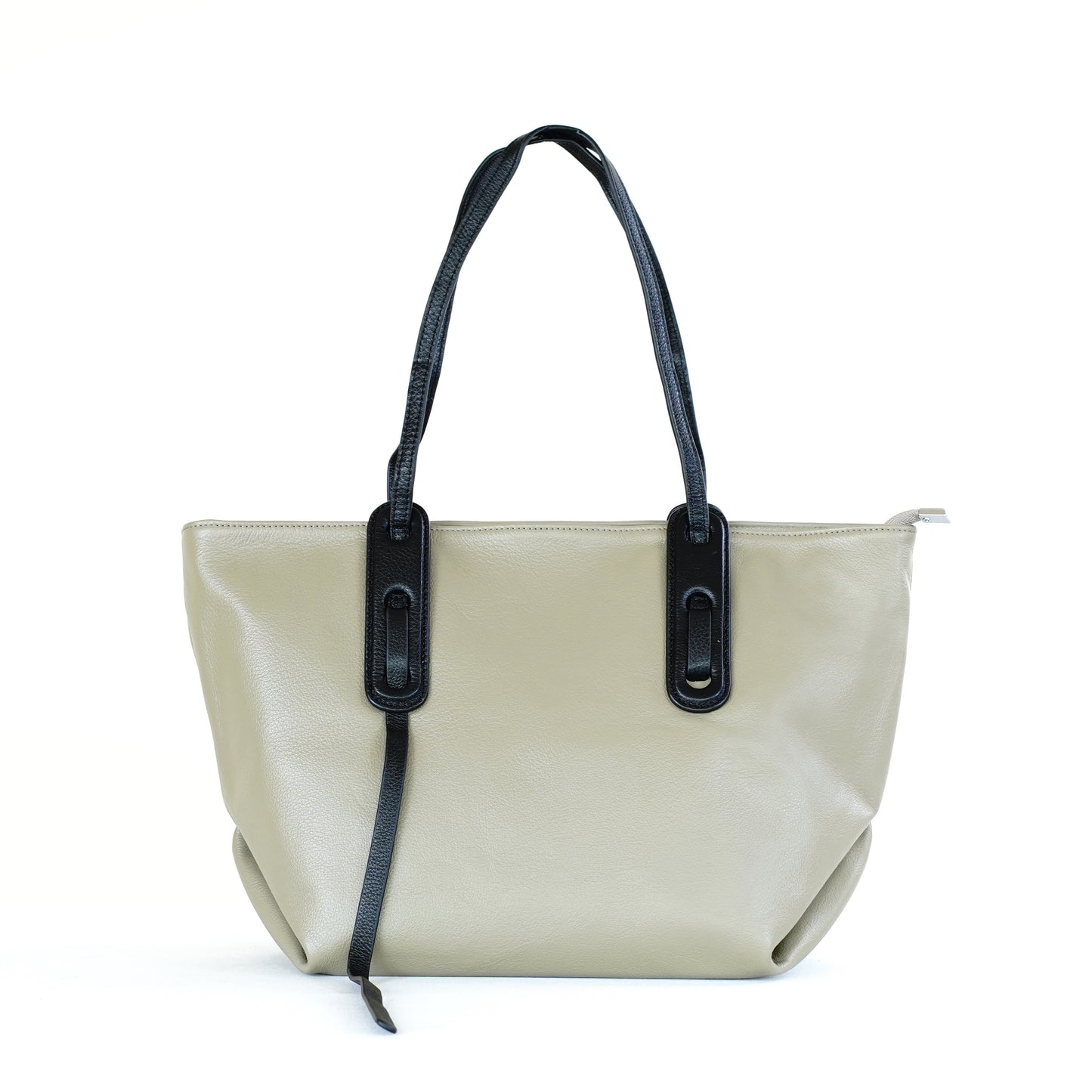 กระเป๋าหนังผู้หญิง /กระเป๋าหนังสะพายข้างผู้หญิง สีเบจ B-BEI-765 (Hilda)