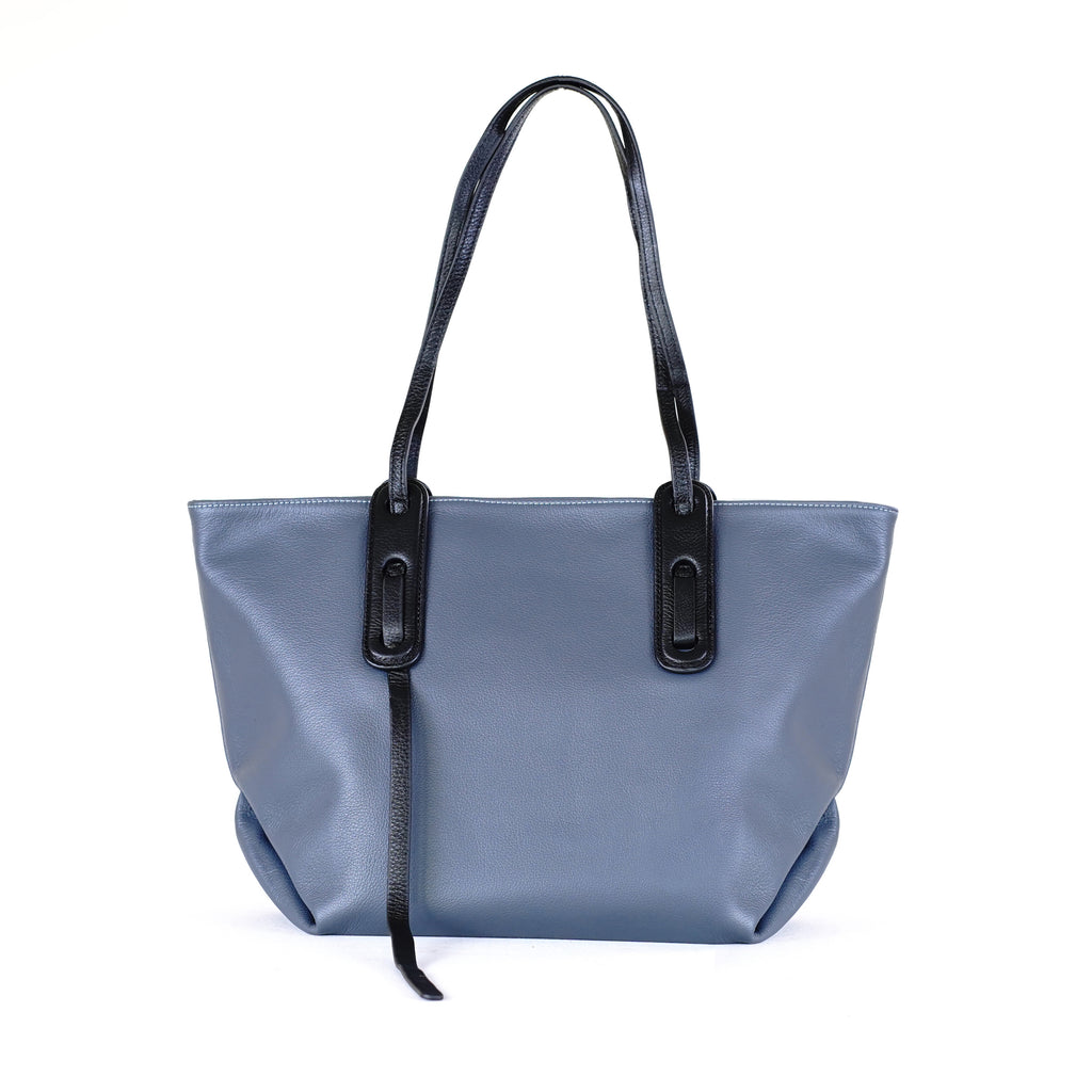 กระเป๋าหนังผู้หญิง /กระเป๋าหนังสะพายข้างผู้หญิง สีเทา B-GRA-763 (Freya)