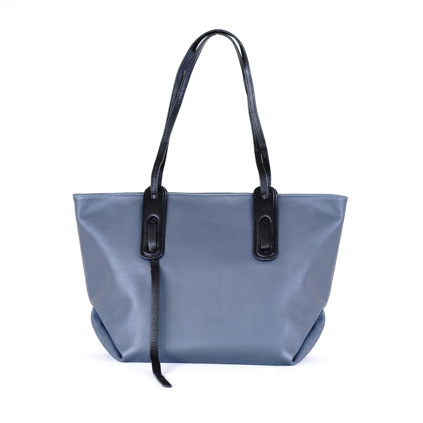 กระเป๋าหนังผู้หญิง /กระเป๋าหนังสะพายข้างผู้หญิง สีเทาเข้ม B-GRA-765 (Freya)
