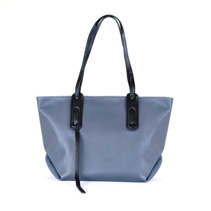 กระเป๋าหนังผู้หญิง /กระเป๋าหนังสะพายข้างผู้หญิง สีเทาเข้ม B-GRA-765 (Freya)