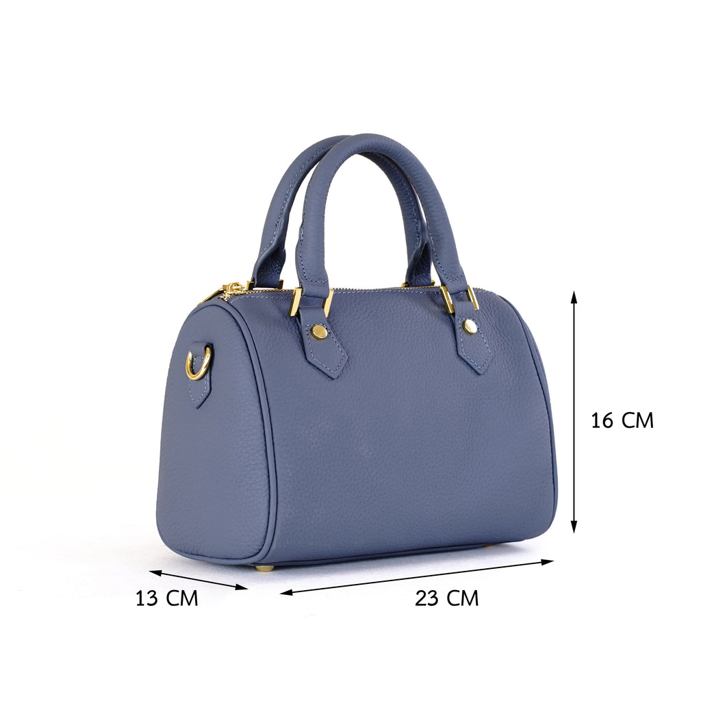 กระเป๋าหนังผู้หญิง /กระเป๋าหนังสะพายข้างผู้หญิง B-GRA-8182 (Juno)