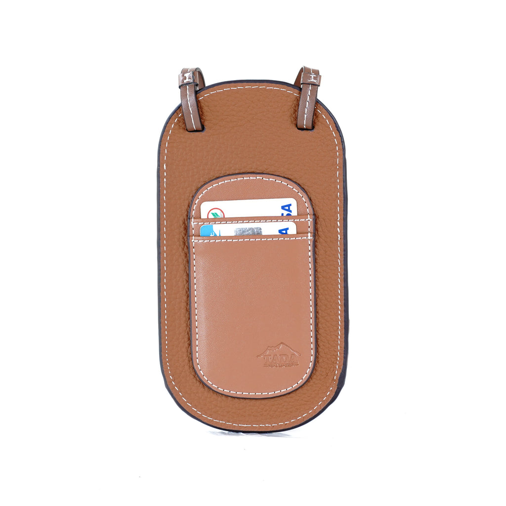 กระเป๋าหนังผู้หญิง /กระเป๋าหนังสะพายข้างผู้หญิง สีน้าตาล รุ่น B-LBR-5193 Grace