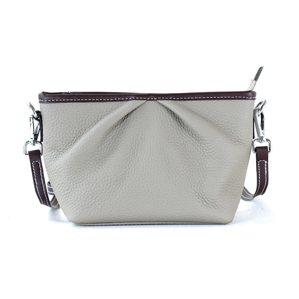 กระเป๋าหนังผู้หญิง /กระเป๋าหนังสะพายข้างผู้หญิง สีเบจ รุ่น B-BEI-8825 Stella