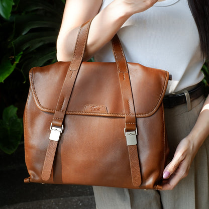 💼 กระเป๋าหนังผู้หญิง /กระเป๋าหนังสะพายข้างผู้หญิง  รุ่น B-6811Harmony (ฮาร์โมนี)