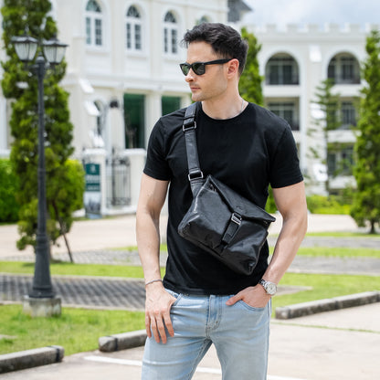 กระเป๋าหนังแท้ผู้ชาย  รุ่น B-8909