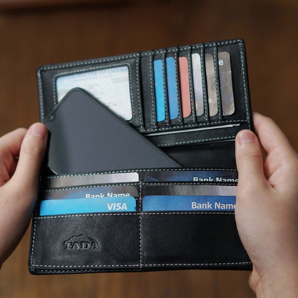 กระเป๋าสตางค์หนังแท้