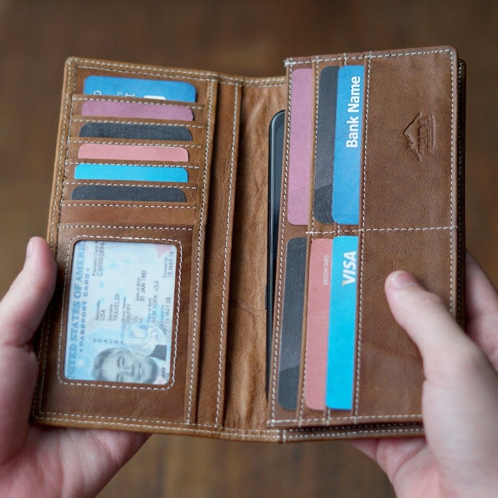 กระเป๋าสตางค์หนังแท้