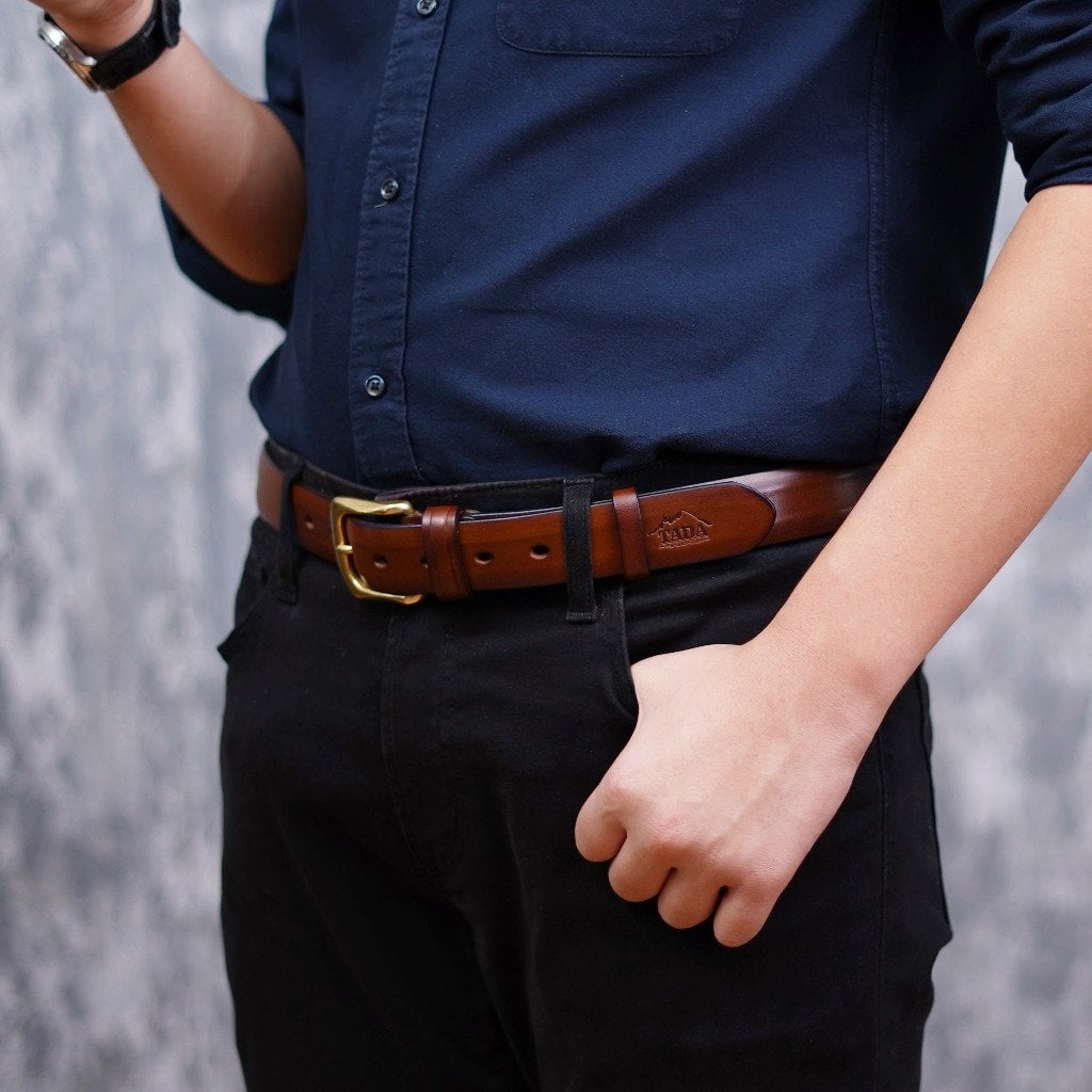 เข็มขัดหนังแท้