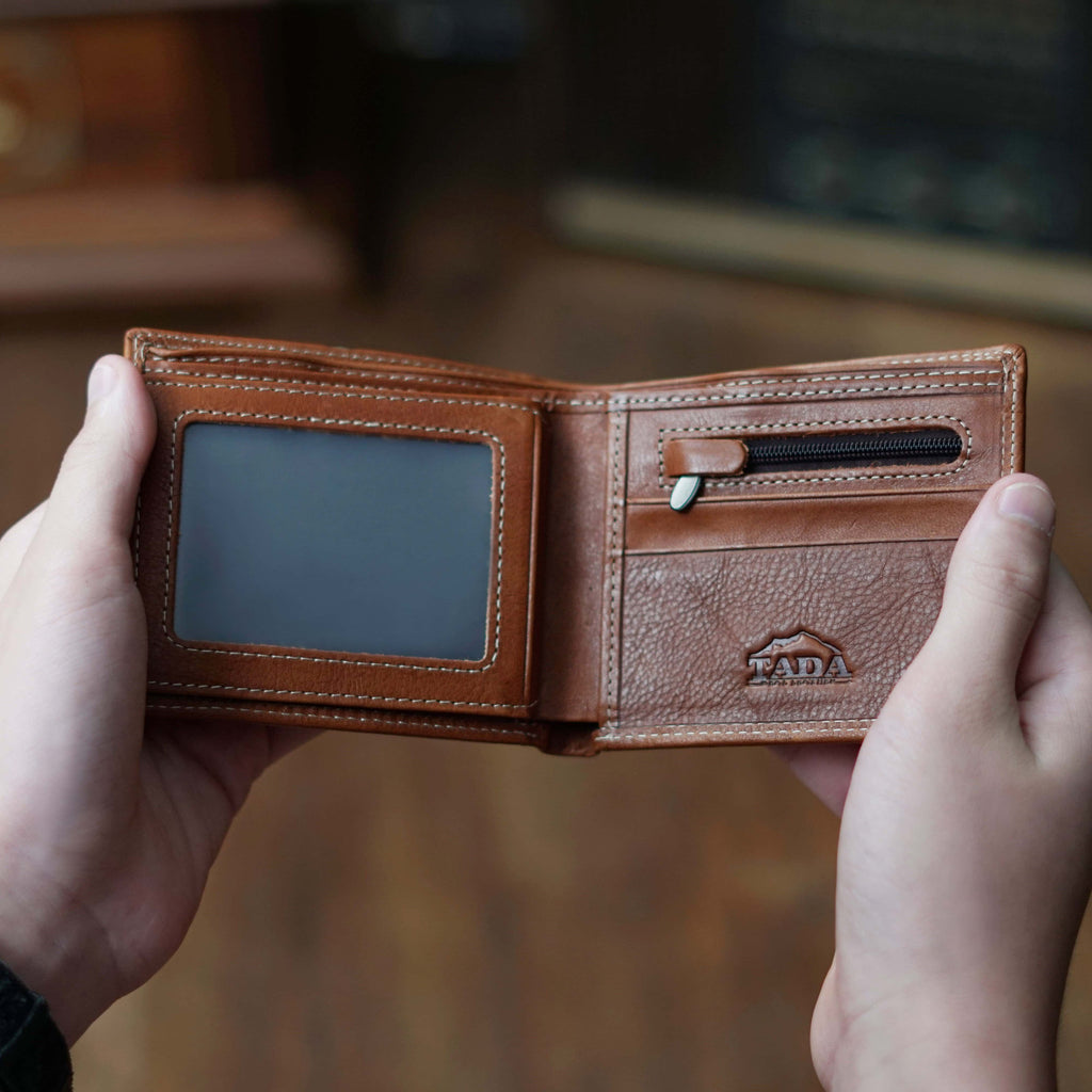 กระเป๋าสตางค์หนังแท้