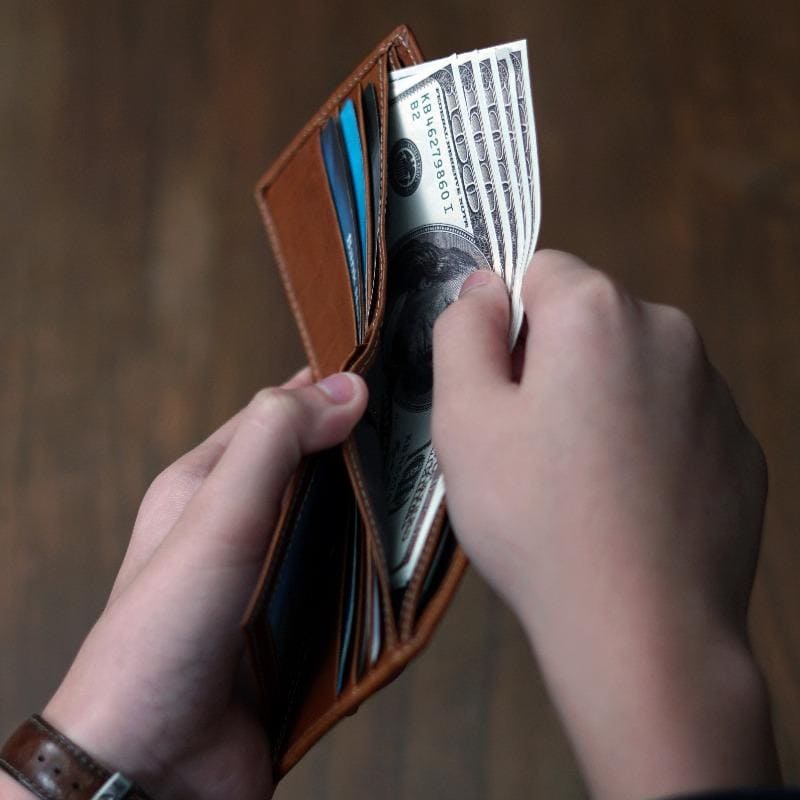 กระเป๋าสตางค์หนังแท้