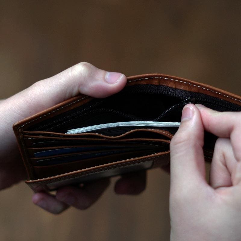 กระเป๋าสตางค์หนังแท้