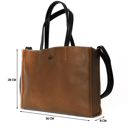 กระเป๋าหนังสะพายข้างผู้หญิง/กระเป๋าหนังแท้ผู้หญิง รุ่น Joan (B-LBR-1156B)