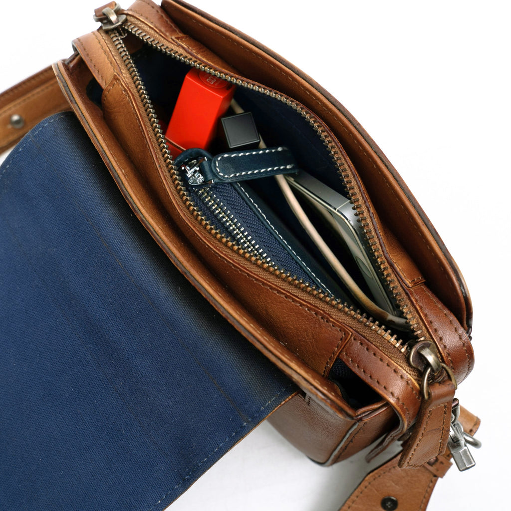 กระเป๋าหนังสะพายข้างผู้หญิง/กระเป๋าหนังแท้ผู้หญิง รุ่น Isabella (B-LBR-1292)