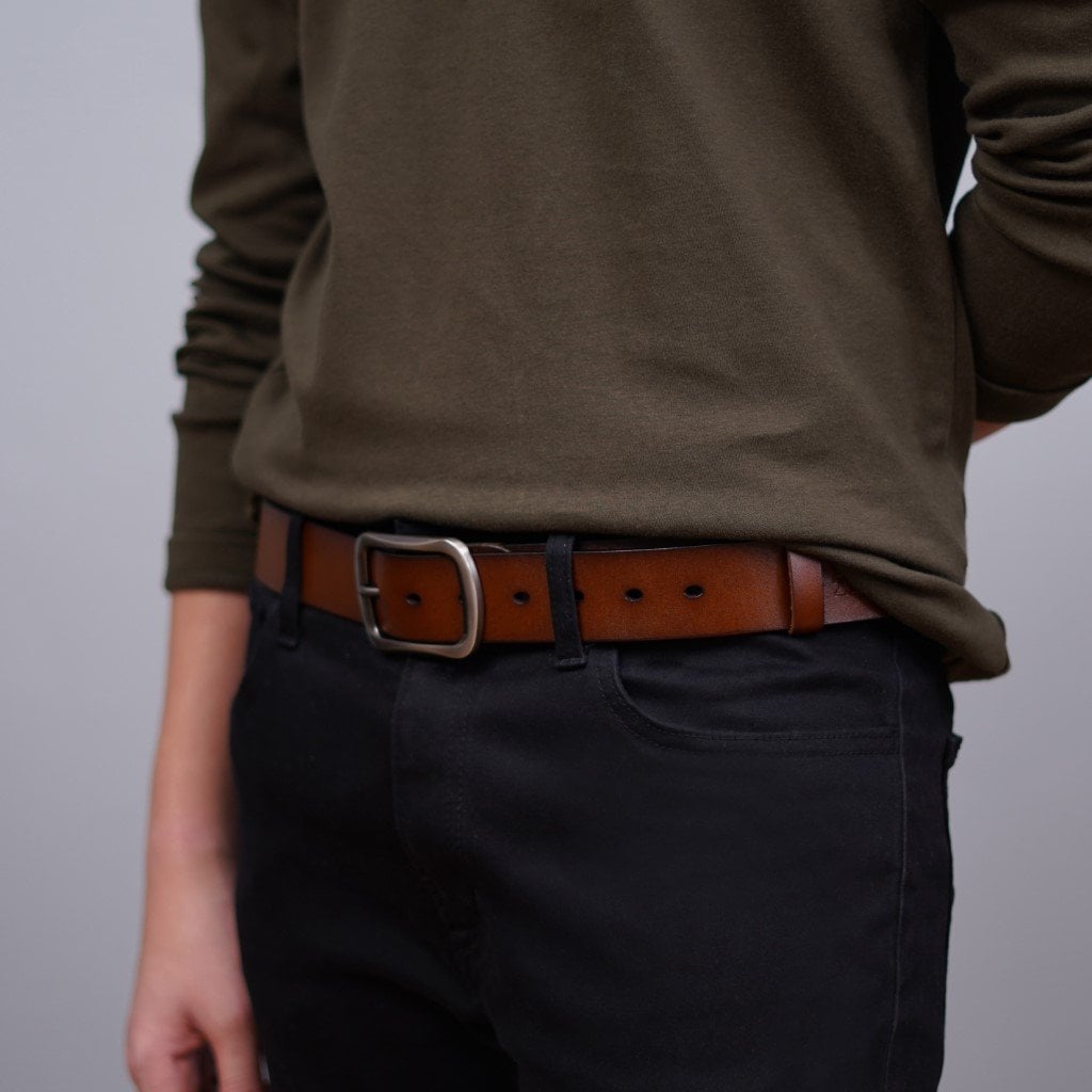 เข็มขัดหนังแท้