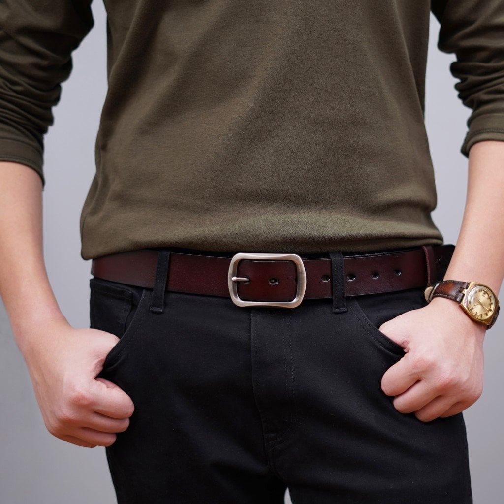 เข็มขัดหนังแท้