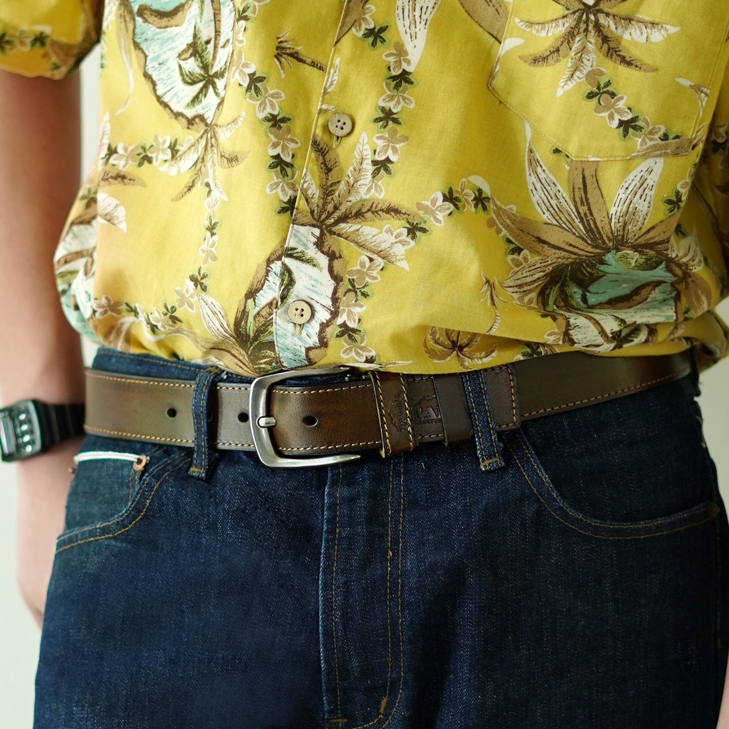 เข็มขัดหนังแท้ รุ่น BE-LBR-650-4