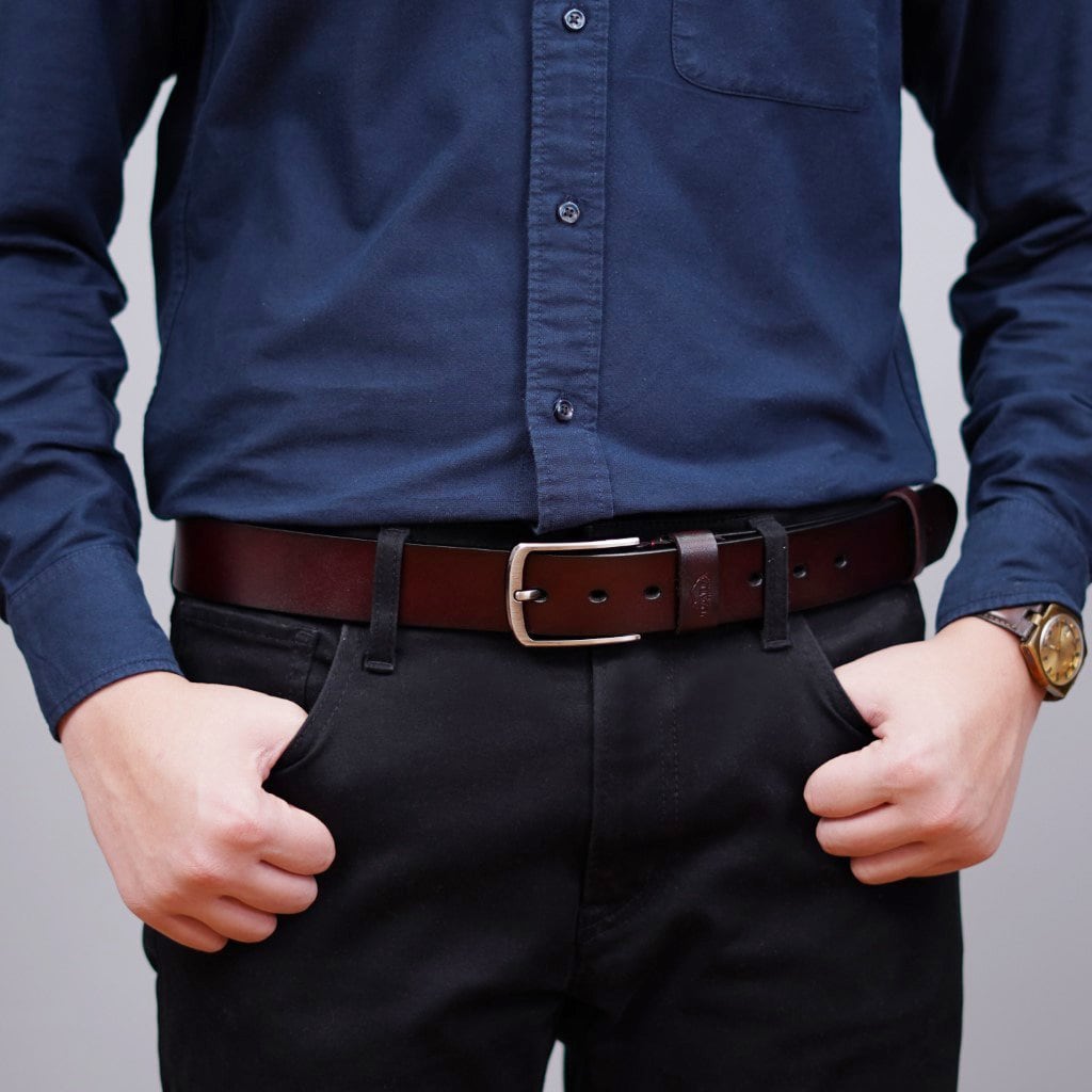 เข็มขัดหนังแท้