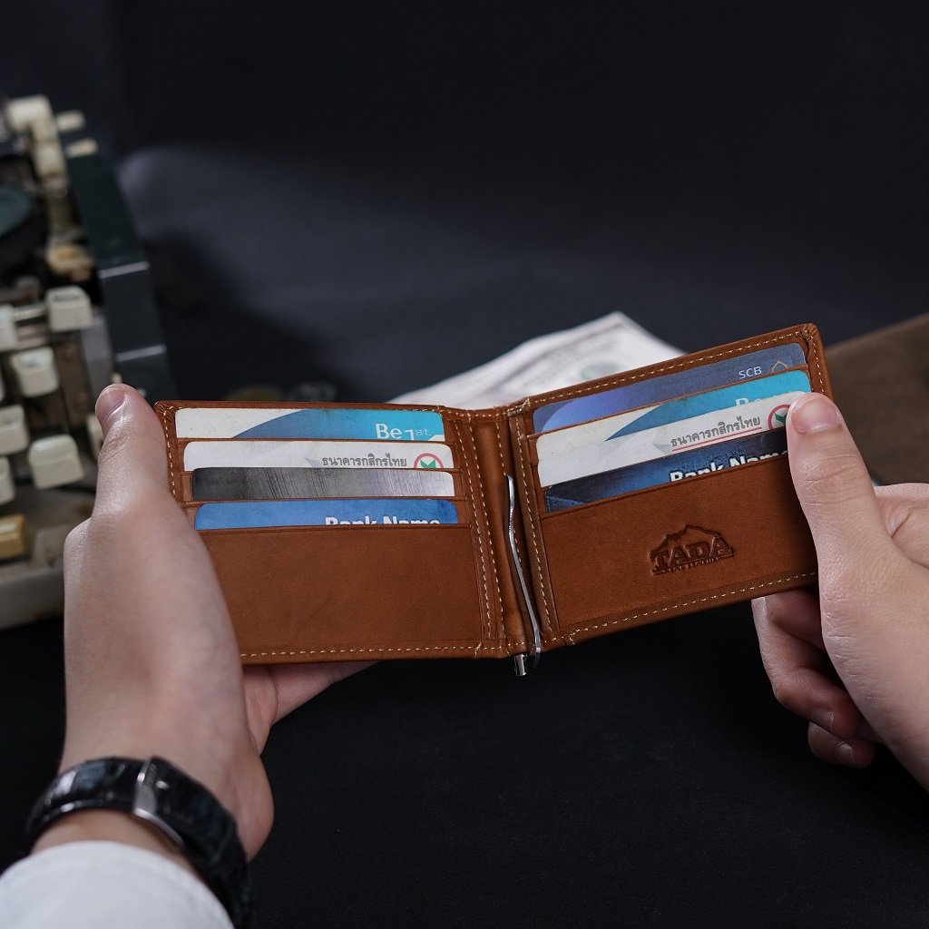 กระเป๋าสตางค์หนังแท้