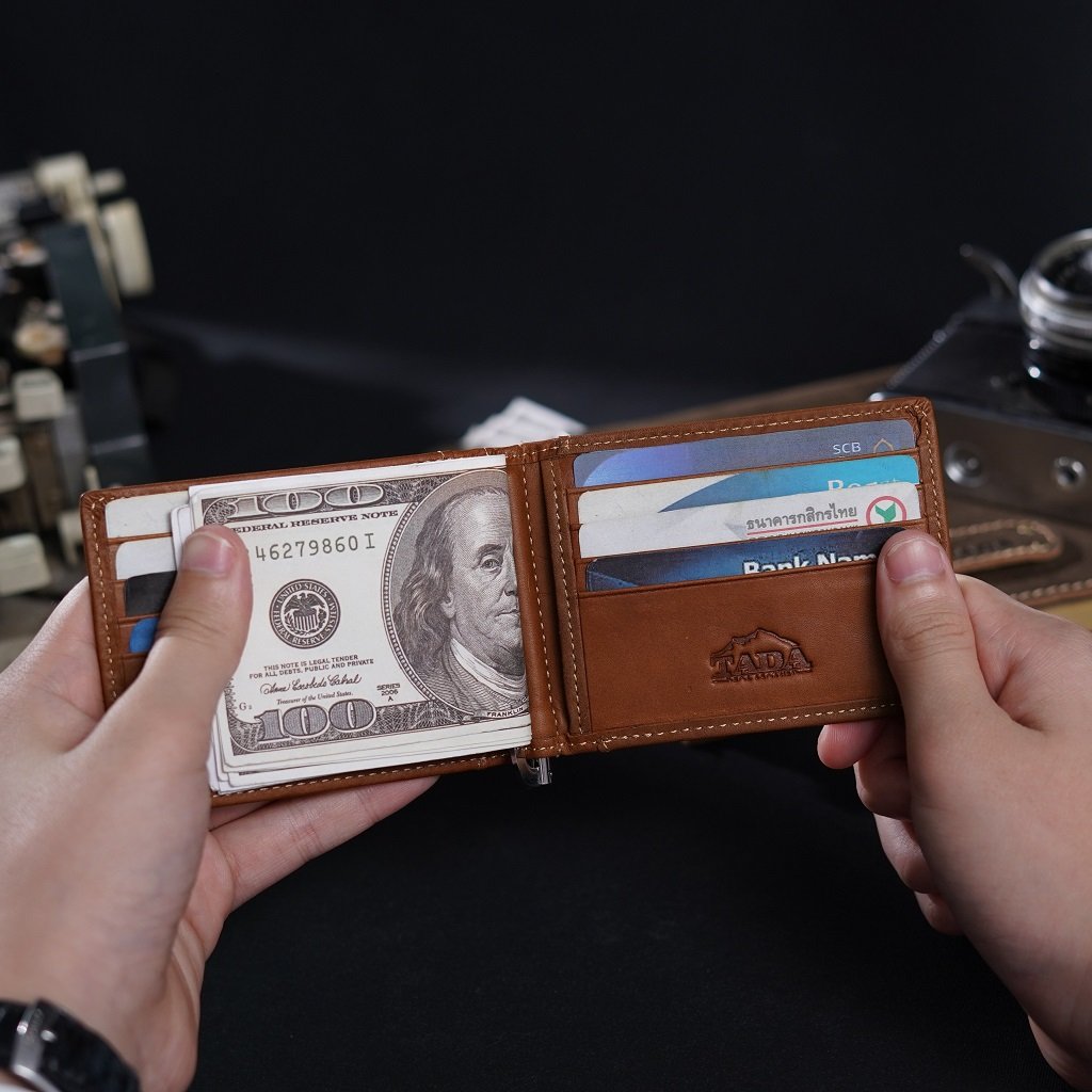 กระเป๋าสตางค์หนังแท้