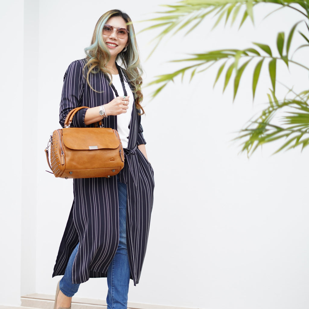 กระเป๋าหนังสะพายข้างผู้หญิง/กระเป๋าหนังแท้ผู้หญิง รุ่น Katherine รุ่นขายดีตลอดกาล